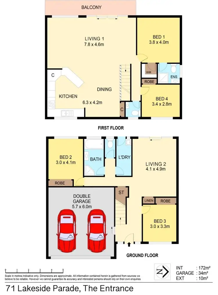 Floorplan of Homely house listing, 71 Lakeside Parade, The Entrance NSW 2261