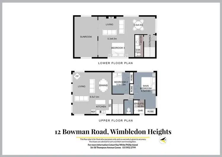 Floorplan of Homely house listing, 12 Bowman Road, Wimbledon Heights VIC 3922