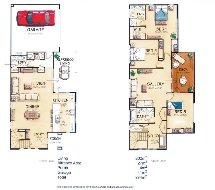 Floorplan of Homely townhouse listing, 16/1 Celestial Court, Carina QLD 4152