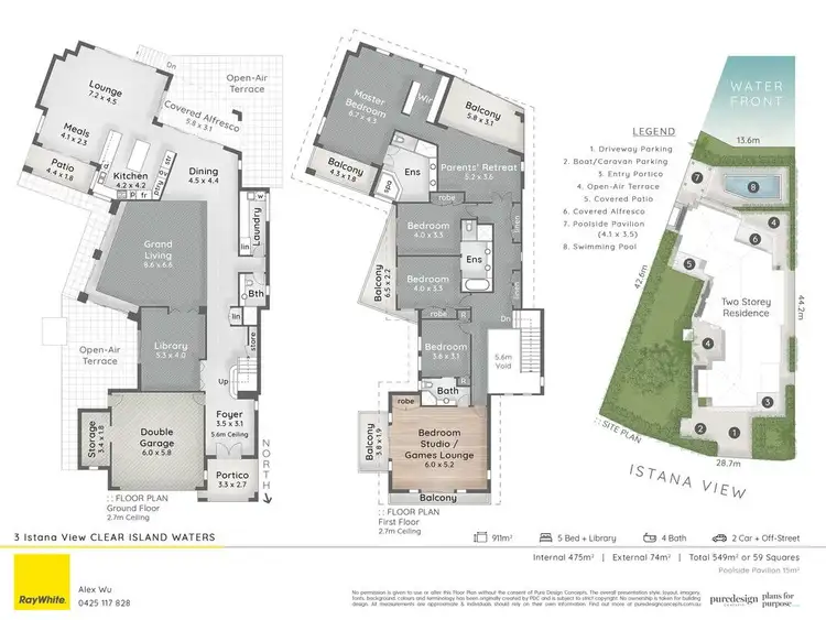Floorplan of Homely house listing, 3 Istana View, Clear Island Waters QLD 4226