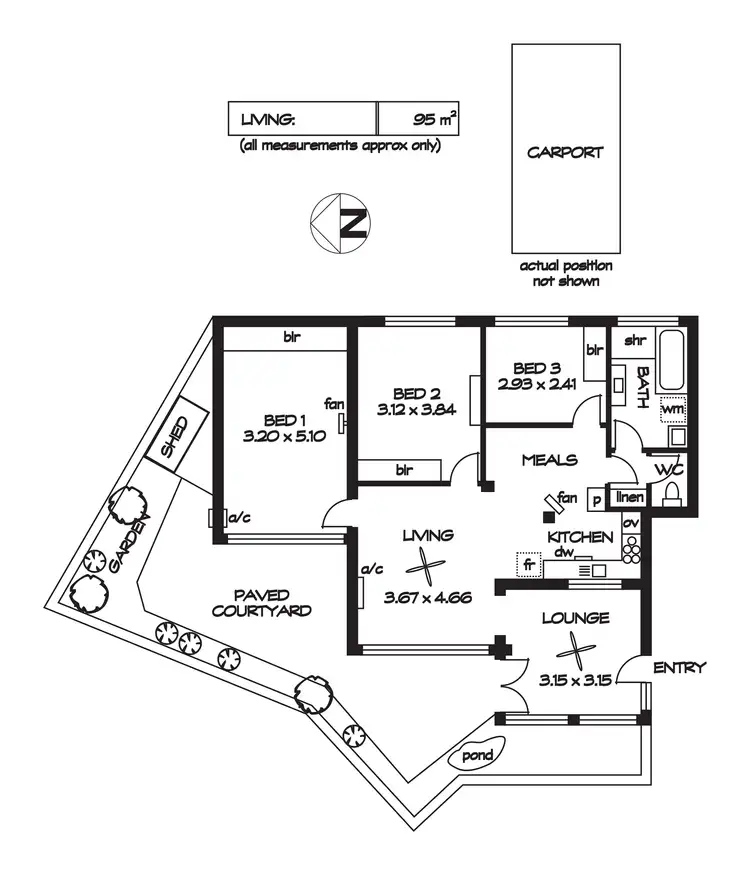 Floorplan of Homely unit listing, 11/197-201 Anzac Highway, Plympton SA 5038