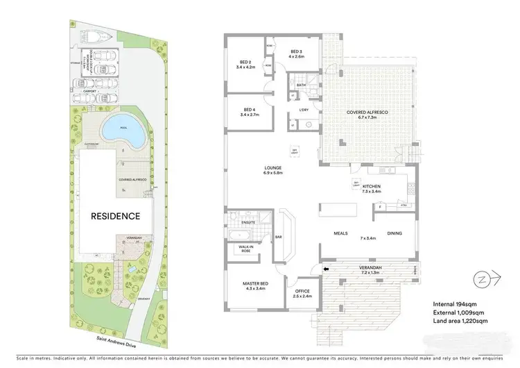 Floorplan of Homely house listing, 6 St Andrews Drive, Tewantin QLD 4565