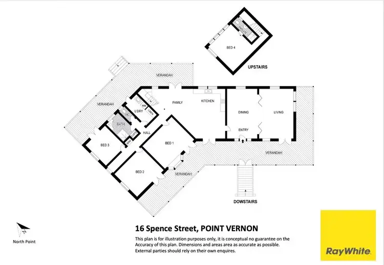 Floorplan of Homely house listing, 16 Spence Street, Point Vernon QLD 4655