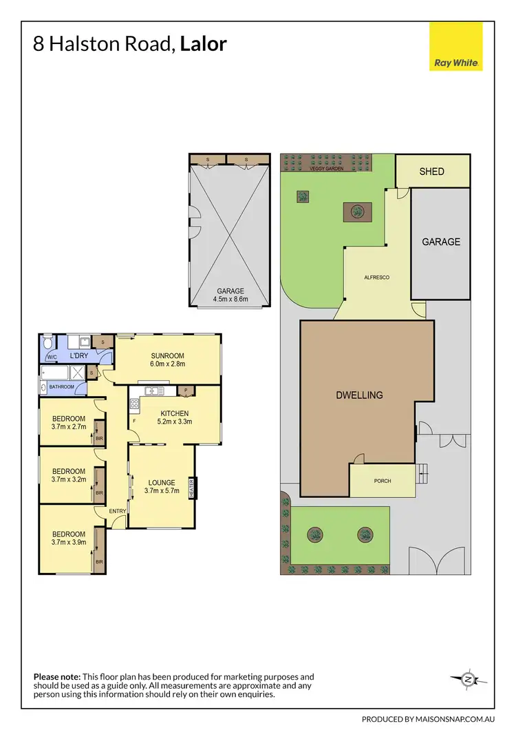 Floorplan of Homely house listing, 8 Halston Road, Lalor VIC 3075