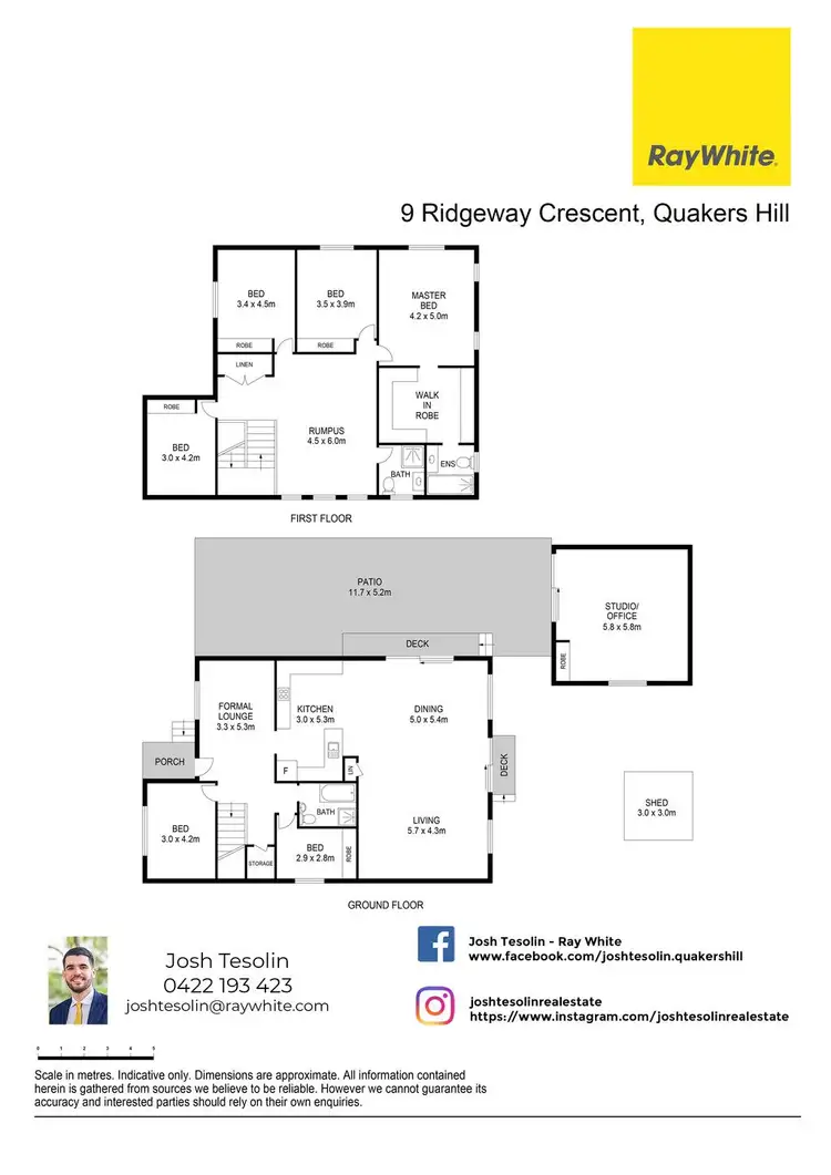 Floorplan of Homely house listing, 9 Ridgeway Crescent, Quakers Hill NSW 2763