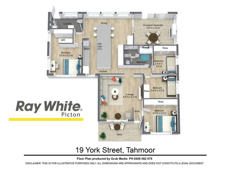 Floorplan of Homely house listing, 19 York Street, Tahmoor NSW 2573