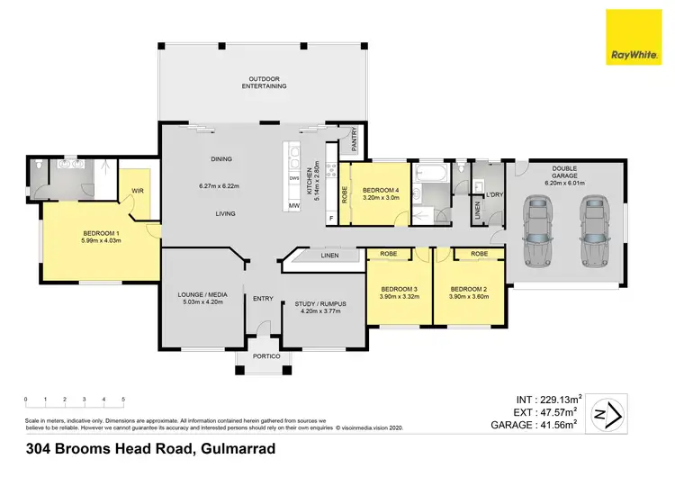 Floorplan of Homely house listing, 304 Brooms Head Road, Gulmarrad NSW 2463