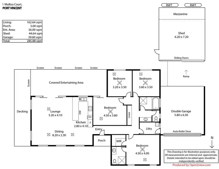 Floorplan of Homely house listing, 1 Mulkra Court, Port Vincent SA 5581