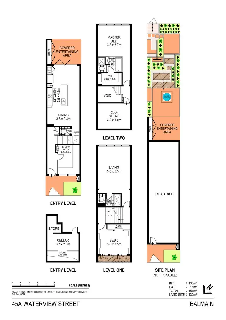 Floorplan of Homely house listing, 45A Waterview Street, Balmain NSW 2041