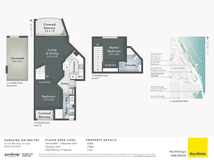Floorplan of Homely apartment listing, 21/8 Whitby Street, Southport QLD 4215