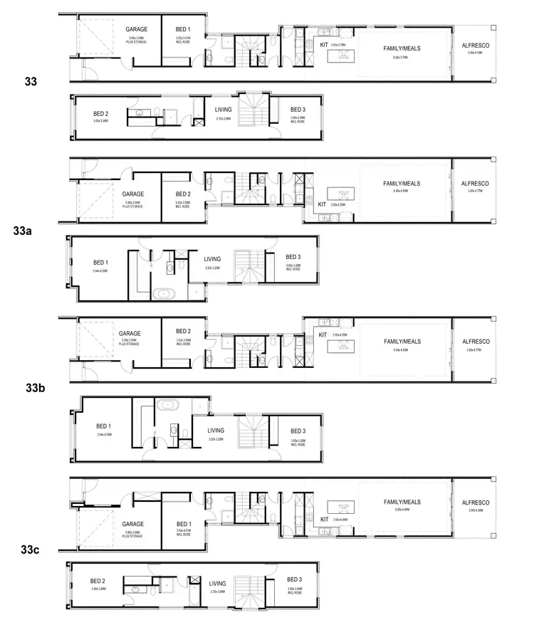 Floorplan of Homely house listing, 1-3/33 Packard Street, North Plympton SA 5037
