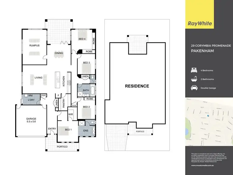 Floorplan of Homely house listing, 29 Corymbia Promenade, Pakenham VIC 3810