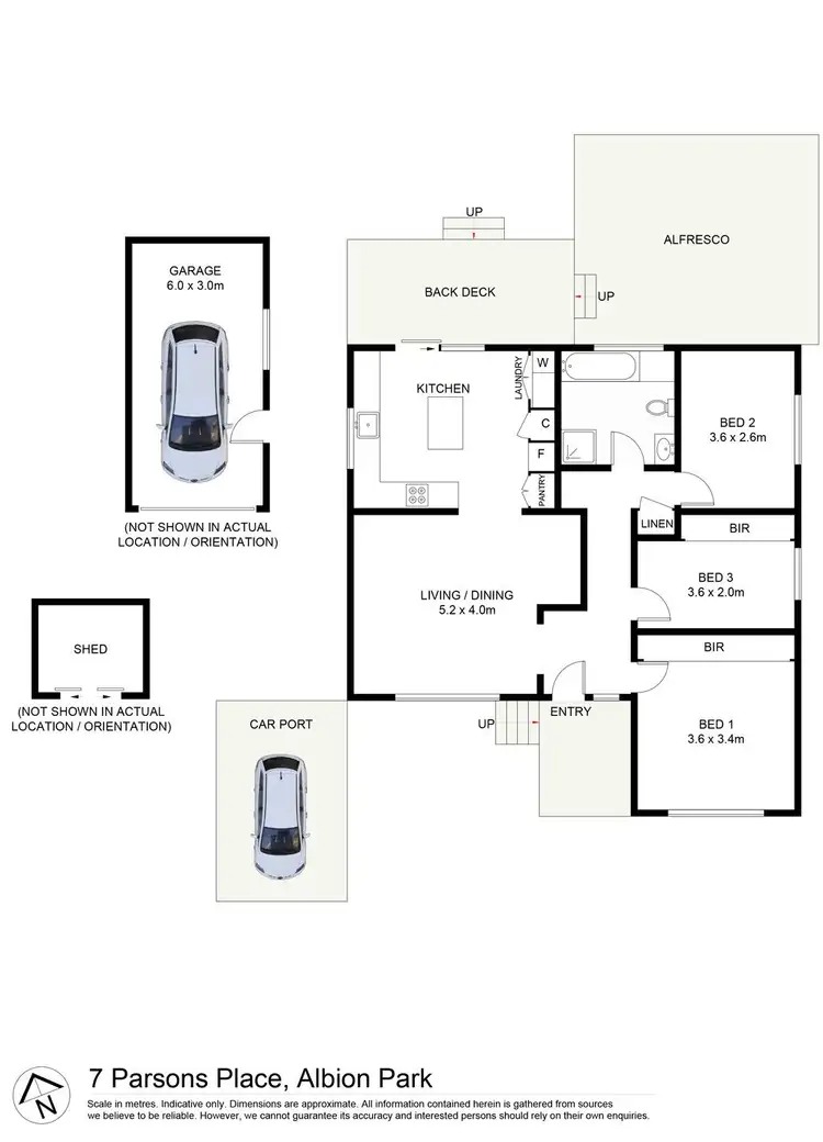 Floorplan of Homely house listing, 7 Parsons Place, Albion Park NSW 2527