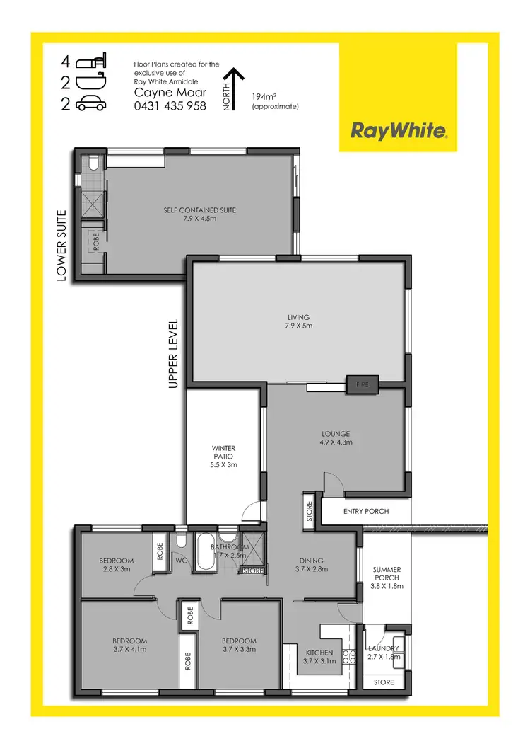 Floorplan of Homely house listing, 58 Lynches Road, Armidale NSW 2350