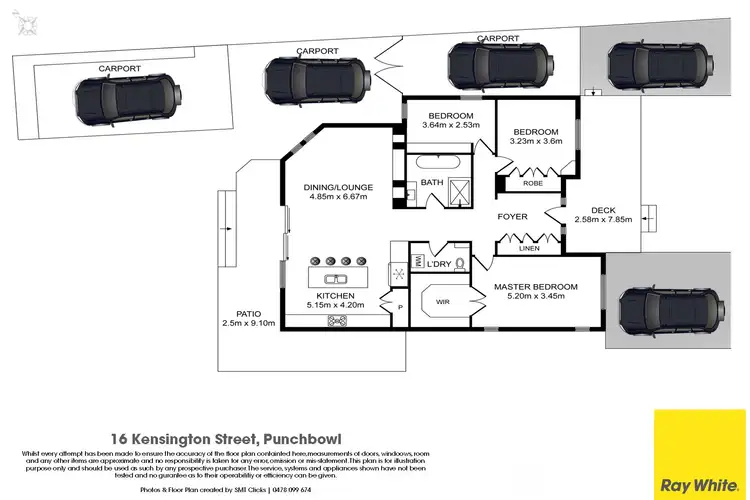 Floorplan of Homely house listing, 16 Kensington Street, Punchbowl NSW 2196
