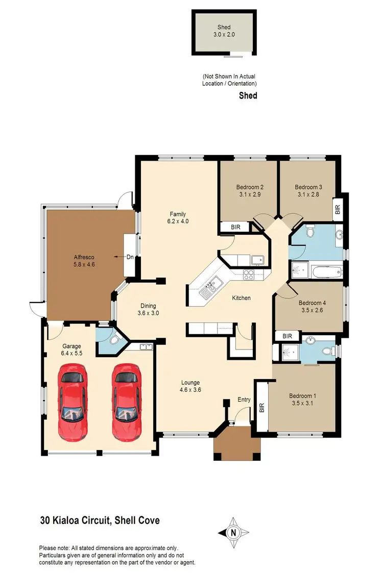 Floorplan of Homely house listing, 30 Kialoa Circuit, Shell Cove NSW 2529