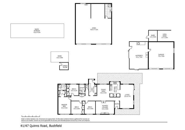 Floorplan of Homely house listing, 41-47 Quinns Road, Bushfield VIC 3281