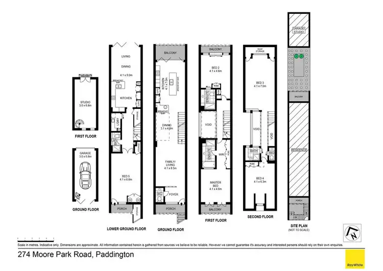 Floorplan of Homely house listing, 274 Moore Park Road, Paddington NSW 2021