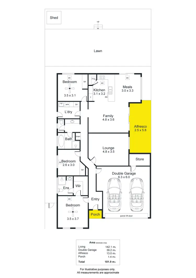 Floorplan of Homely house listing, 301 Fradd East Road, Munno Para West SA 5115