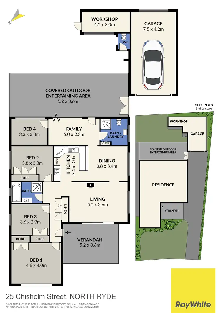 Floorplan of Homely house listing, 25 Chisholm Street, North Ryde NSW 2113