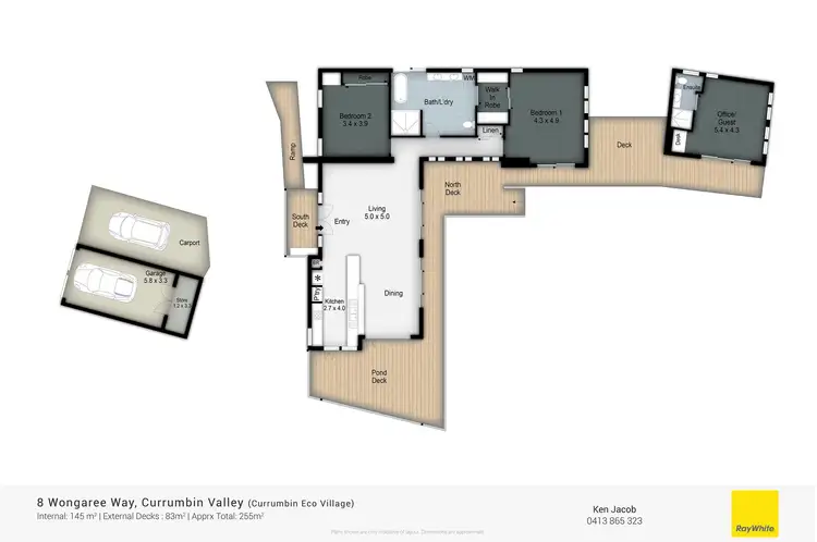 Floorplan of Homely house listing, 8 Wongaree Way, Currumbin Valley QLD 4223
