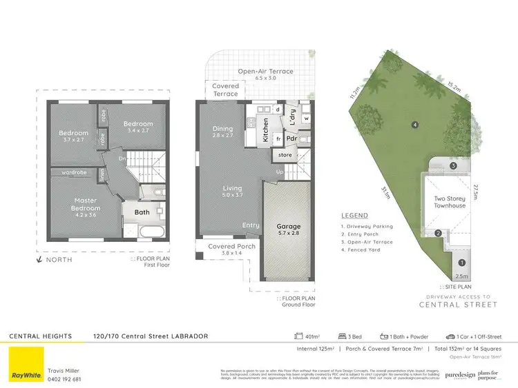Floorplan of Homely townhouse listing, 120/170 Central Street, Labrador QLD 4215