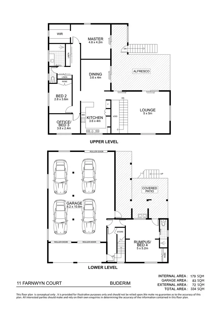 Floorplan of Homely house listing, 11 Farnwyn Court, Buderim QLD 4556