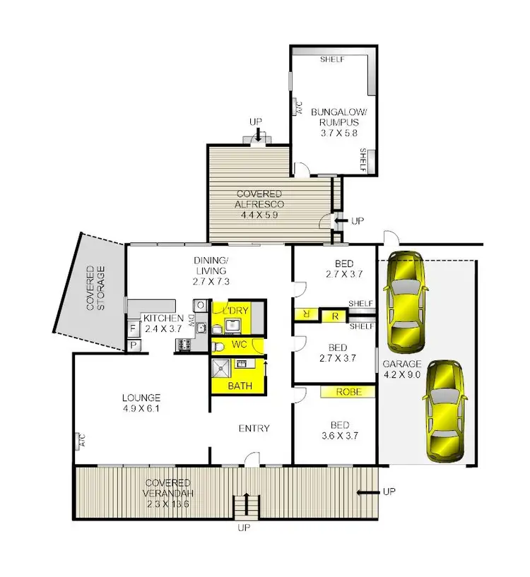 Floorplan of Homely house listing, 82 Princess Road, Corio VIC 3214