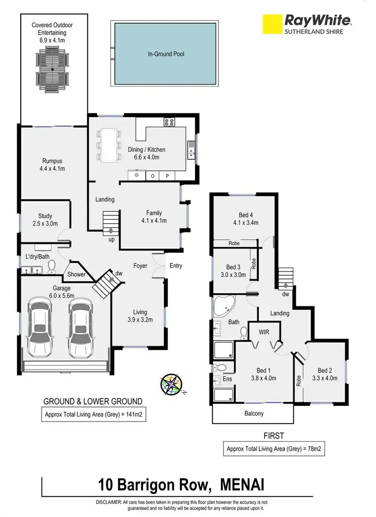 Floorplan of Homely house listing, 10 Barrigon Row, Menai NSW 2234