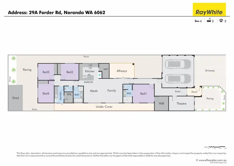 Floorplan of Homely house listing, 29A Forder Road, Noranda WA 6062
