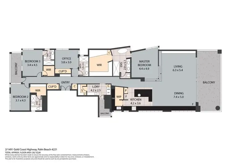 Floorplan of Homely apartment listing, 2/1491 Gold Coast Highway, Palm Beach QLD 4221