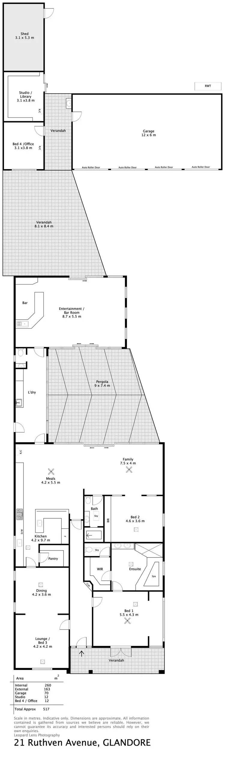 Floorplan of Homely house listing, 21 Ruthven Avenue, Glandore SA 5037