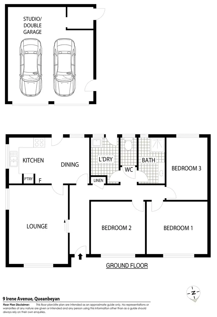 Floorplan of Homely house listing, 9 Irene Avenue, Queanbeyan NSW 2620