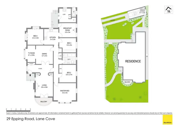 Floorplan of Homely house listing, 29 Epping Road, Lane Cove NSW 2066