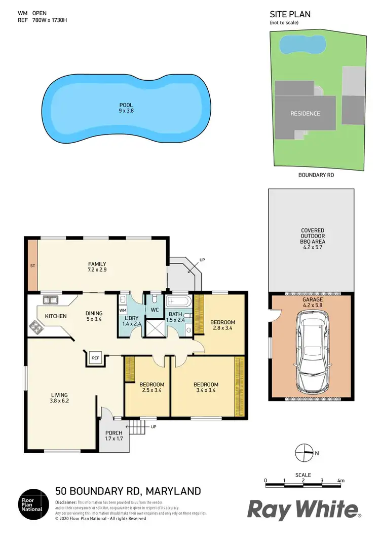 Floorplan of Homely house listing, 50 Boundary Road, Maryland NSW 2287