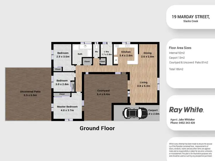 Floorplan of Homely house listing, 19 Marday Street, Slacks Creek QLD 4127