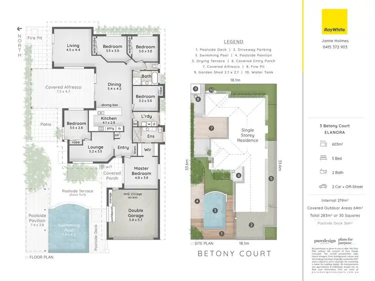 Floorplan of Homely house listing, 3 Betony Court, Elanora QLD 4221