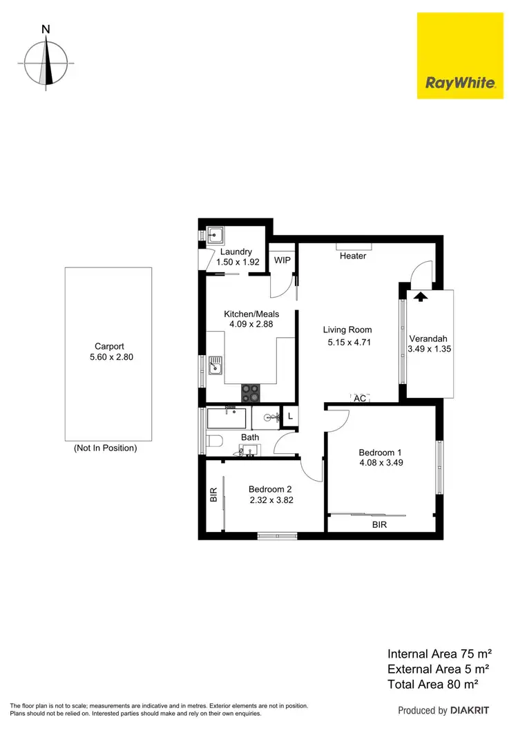 Floorplan of Homely unit listing, 22/577 Grange Road, Grange SA 5022