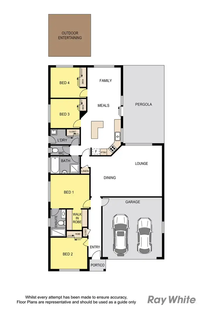 Floorplan of Homely house listing, 13 Portico Place, Bald Hills QLD 4036