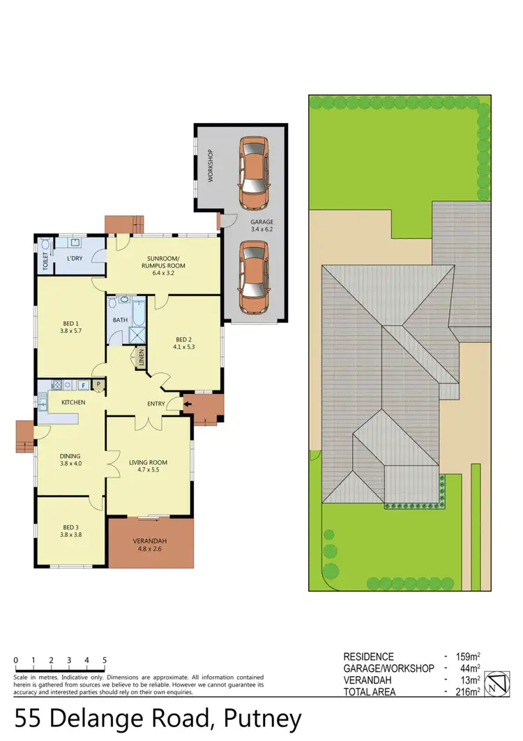 Floorplan of Homely house listing, 55 Delange Road, Putney NSW 2112