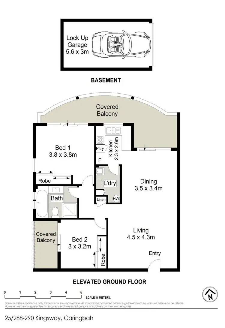 Floorplan of Homely unit listing, 25/288-290 Kingsway, Caringbah NSW 2229