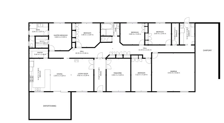 Floorplan of Homely house listing, 2901 Eleventh Street, Irymple VIC 3498