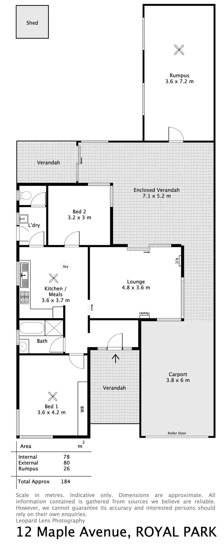 Floorplan of Homely house listing, 12 Maple Avenue, Royal Park SA 5014