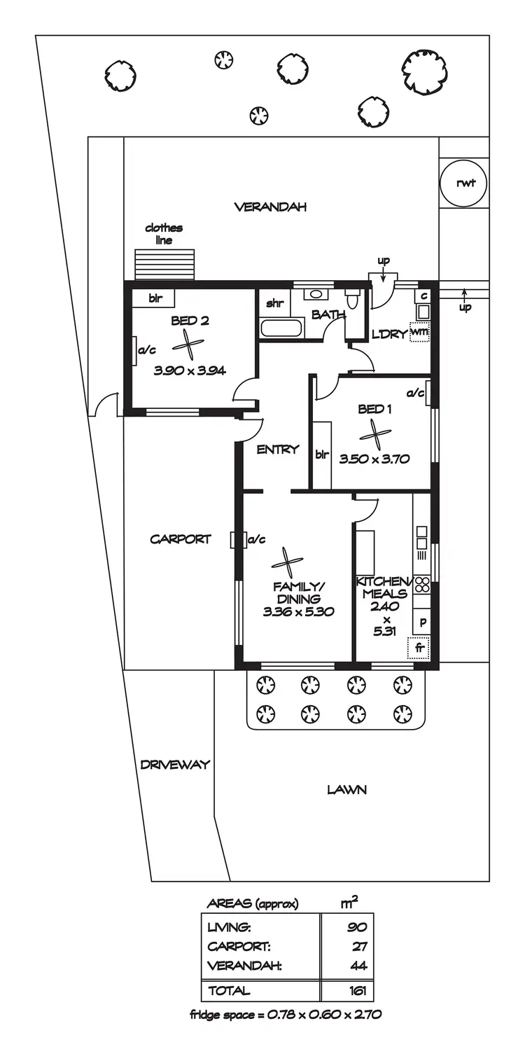 Floorplan of Homely house listing, 9 Regent Avenue, Pooraka SA 5095