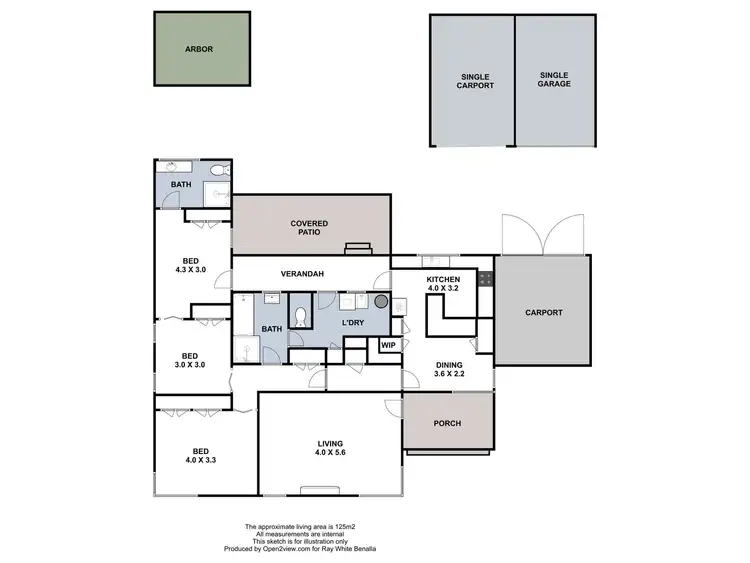 Floorplan of Homely house listing, 11 Crockford Street, Benalla VIC 3672