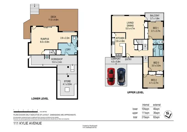 Floorplan of Homely house listing, 111 Kylie Avenue, Ferny Hills QLD 4055