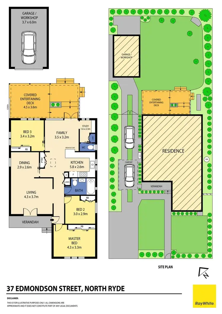 Floorplan of Homely house listing, 37 Edmondson Street, North Ryde NSW 2113