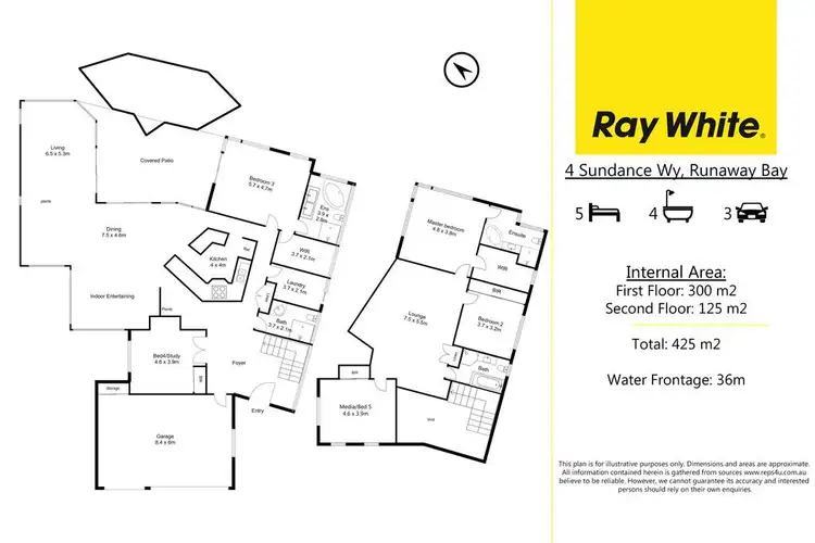 Floorplan of Homely house listing, 4 Sundance Way, Runaway Bay QLD 4216