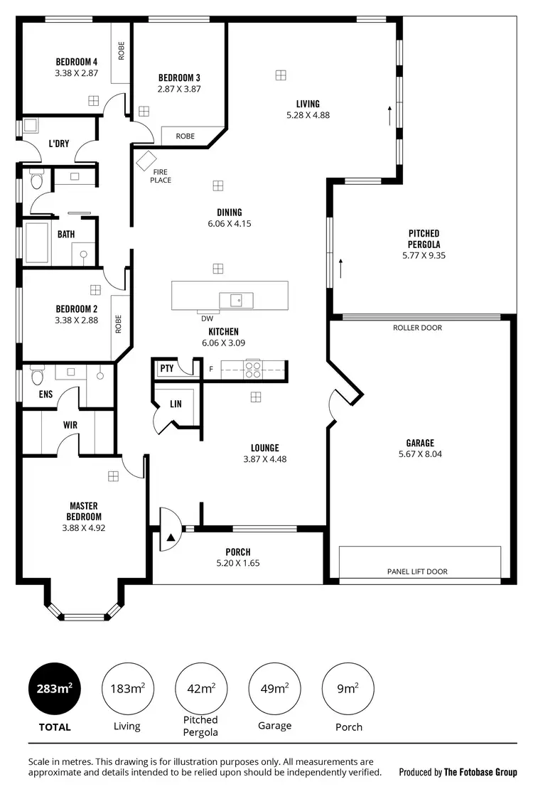 Floorplan of Homely house listing, 6 Buckley Street, Evanston Gardens SA 5116