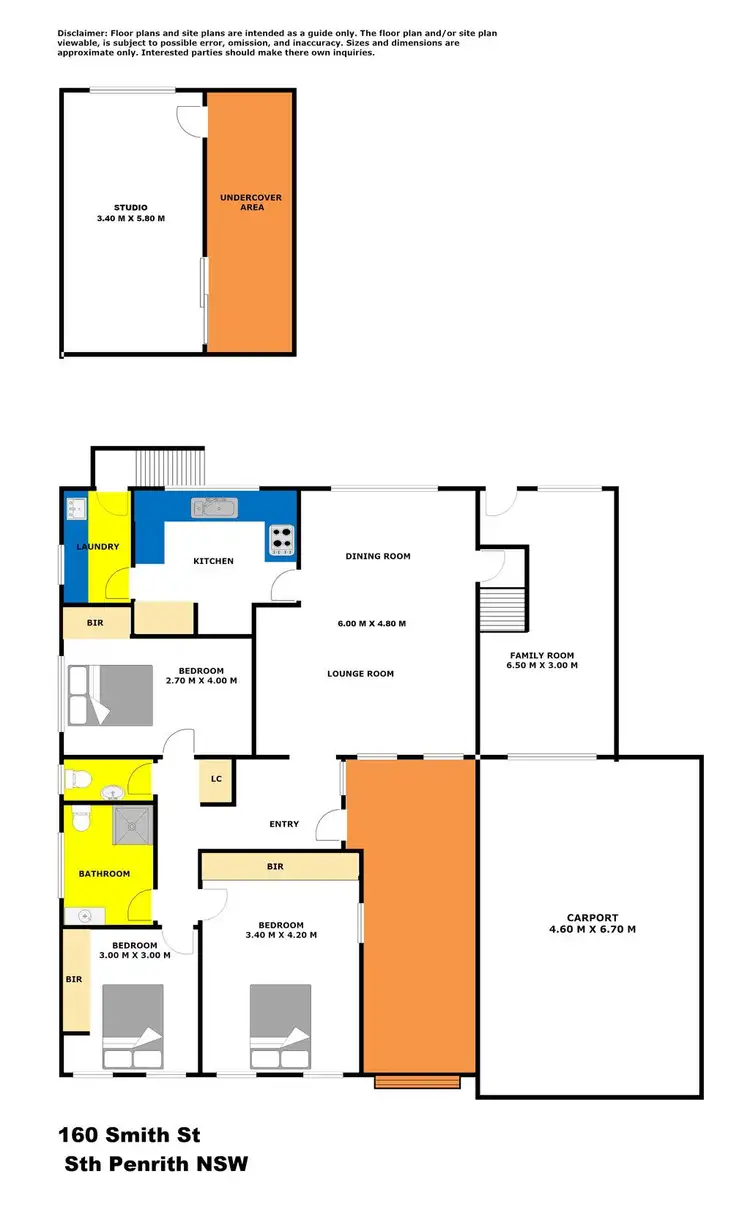 Floorplan of Homely house listing, 160 Smith Street, South Penrith NSW 2750